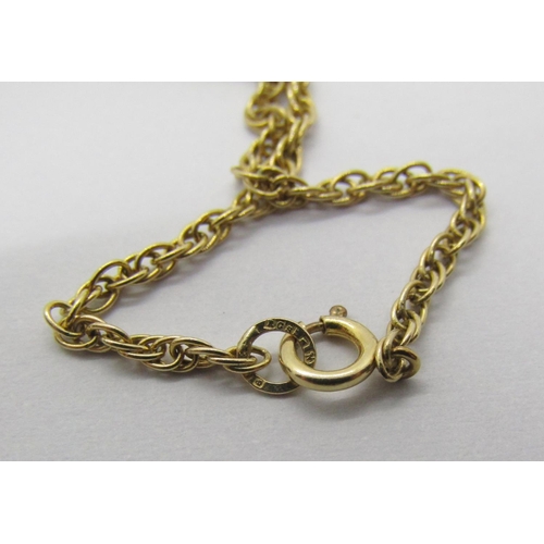 1238 - Holbeinesque silver gilt blue spinel pendant with enamel and see pearl detail, hung from a 9ct chain... 