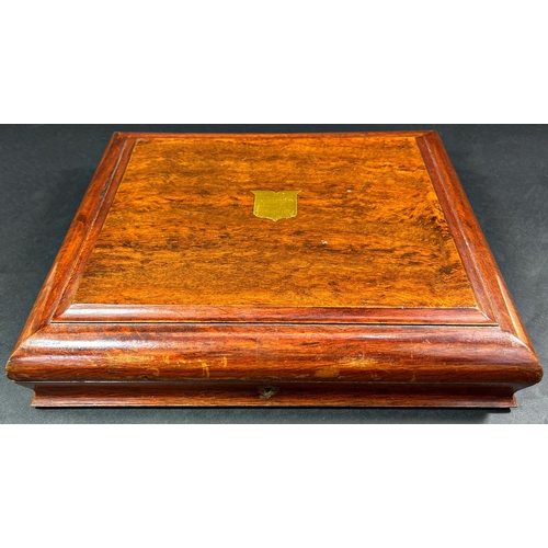 1216 - A Victorian mahogany boxed set of Mappin & Webb fruit knives and forks for twelve settings, all with... 