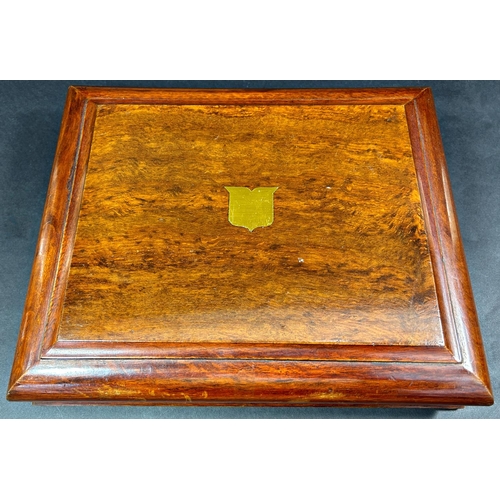 1216 - A Victorian mahogany boxed set of Mappin & Webb fruit knives and forks for twelve settings, all with... 