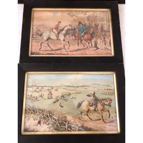 113 - After Henry Thomas Alken (1785-1851) - Five 19th Century Sporting Hand-Coloured Lithographs, approx.... 