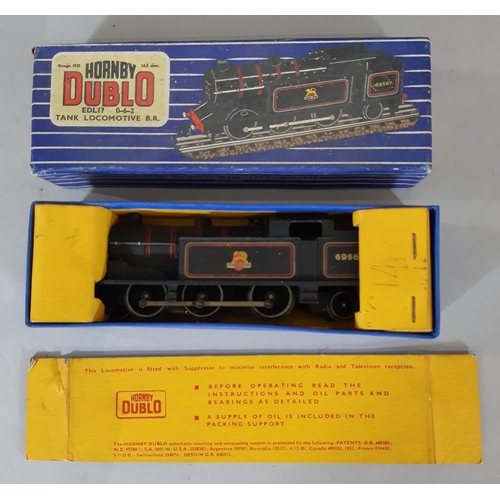 290 - 1950's/60's Hornby Dublo boxed locomotive and 10 items of rolling stock including EDL17 0-6-2 Tank L... 