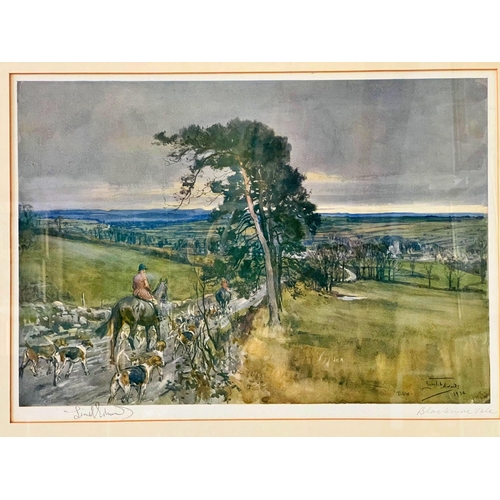 79 - Lionel Edwards (1874-1954) - Three signed prints in colours to include: 'The Beaufort - Dauntsey Val... 