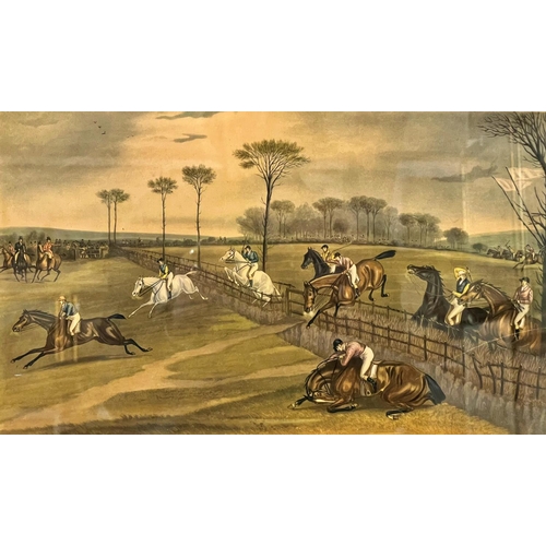 81 - (Local Interest) Four Sporting Prints in Colours to Include: John King - Beaufort at Didmarton 'The ... 