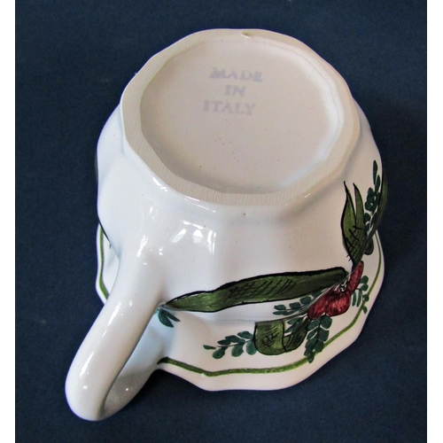 1002 - A collection of Italian 'Costa' china coffee and dinner wares comprising two coffee pots, large oval... 