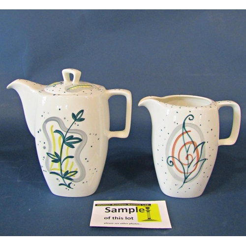 1007 - A large collection of Midwinter Primavera tea coffee and dinner wares comprising coffee pot, tea pot... 