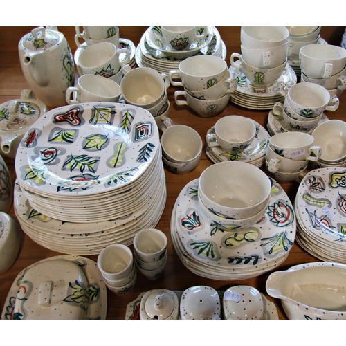 1007 - A large collection of Midwinter Primavera tea coffee and dinner wares comprising coffee pot, tea pot... 