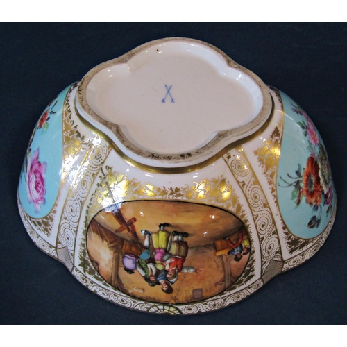 1017 - A collection porcelain ceramics to include a Dresden decorative lidded tureen (af stapled) with all ... 