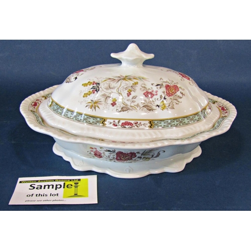 1018 - A collection of ceramics to include Adams Ironstone china table wares comprising lidded tureen, furt... 