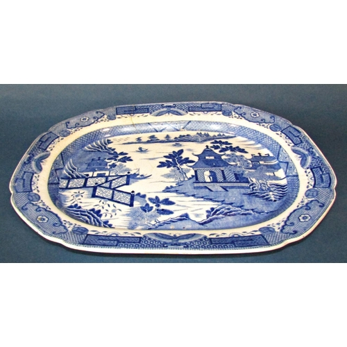 1044 - Collection of Nine Chinese Porcelain Items to Include: Lobed blue and white dish with figural scene ... 