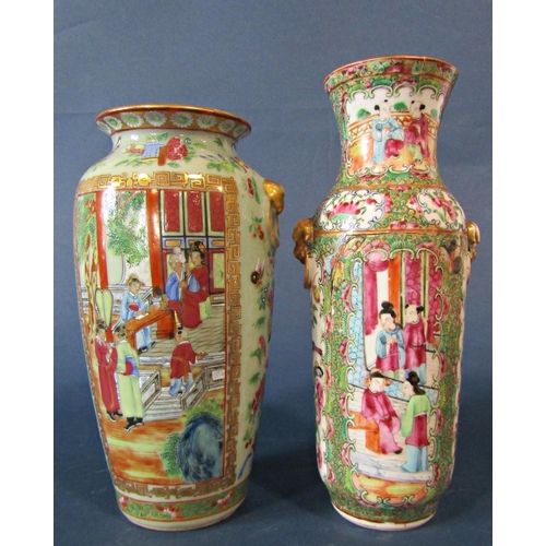 1047 - Three 19th Century Chinese Canton Famille Rose Porcelain Items to include: Box with cover, and two v... 