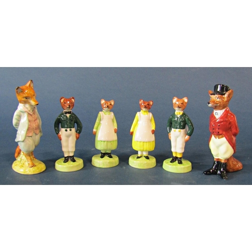 1064 - A collection of hunting related figurines including Grays' china by Peggy Alexander, mainly foxes in... 