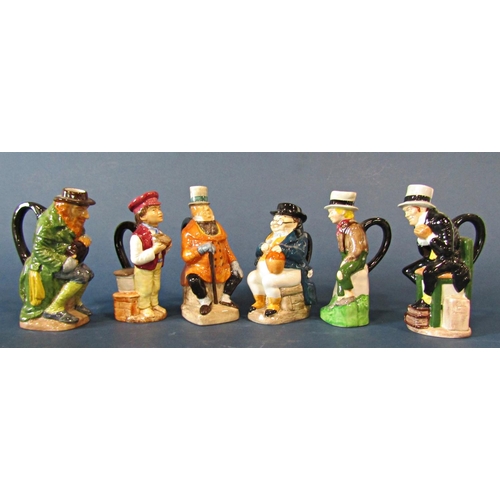 1065 - A full set of twelve Charles Dickens toby jugs produced by Wood & Sons for Franklin porcelain (1978-... 