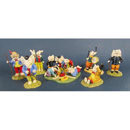 1073 - Collection of Royal Doulton Rupert Bear pieces the majority with boxes including Podgy, Algy Pug, Ed... 