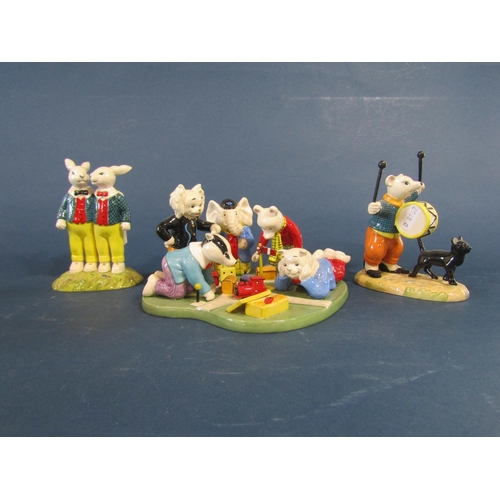 1073 - Collection of Royal Doulton Rupert Bear pieces the majority with boxes including Podgy, Algy Pug, Ed... 