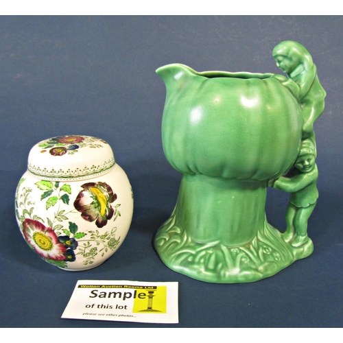 1112 - Collection of ceramics to include vases, jugs, cups, wall pockets, cake stand etc.