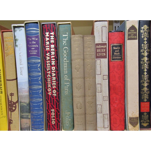 165 - Folio Society - including diaries, works by Kipling, Siegfried Sassoon, etc, 40 volumes approximatel... 