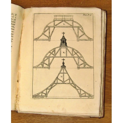 200 - The British Carpenter on a Thesis on Carpentry by Francis Price 1735, second edition, illustrated, T... 