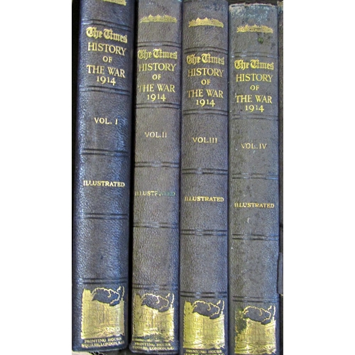 211 - The Times Illustrated History of the War, 1914 - 18, 12 volumes