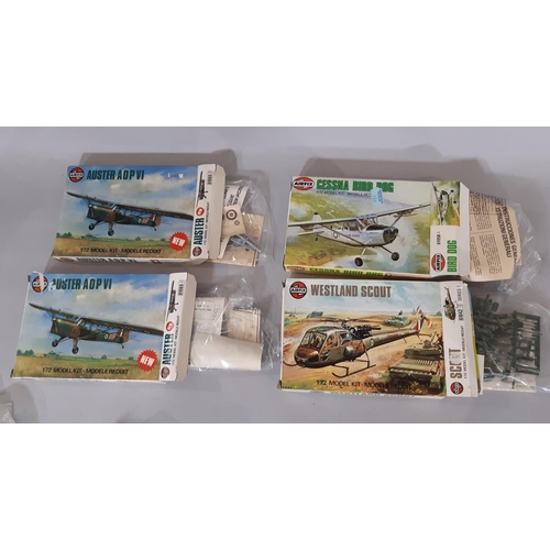 243 - 22 boxed model aircraft kits, mostly 1:72 scale including kits by Novo, Airfix, Aeroclub, Rareplanes... 