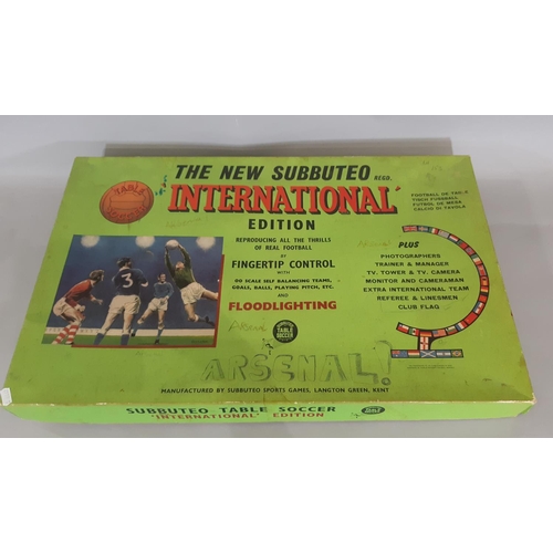 293 - A vintage Subbuteo football game - International edition, almost complete