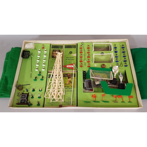 293 - A vintage Subbuteo football game - International edition, almost complete