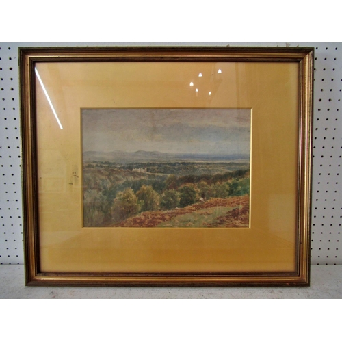 134 - C. W. Radcliffe - Two 19th century watercolour landscapes: 'Downton Castle' and 'Hagley...' both sig... 