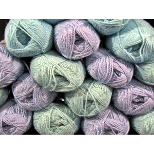 1535 - 48 balls of 50g wool by Drops including 40 unused in various shades of blue, 100% alpaca, and 8 ball... 