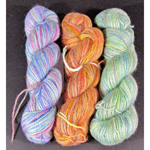 1537 - Boxful of 50+ unused balls/ skeins of wool in various colours and fibres including 2 x 'Au Ver A Soi... 