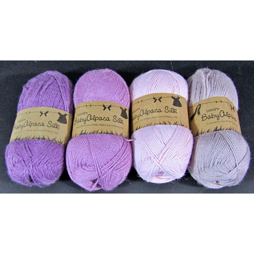 1537 - Boxful of 50+ unused balls/ skeins of wool in various colours and fibres including 2 x 'Au Ver A Soi... 