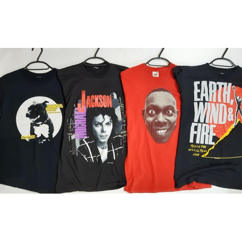 1561 - Music/ bands merchandise- 16 T Shirts displaying images of various artists including McBusted, Micha... 