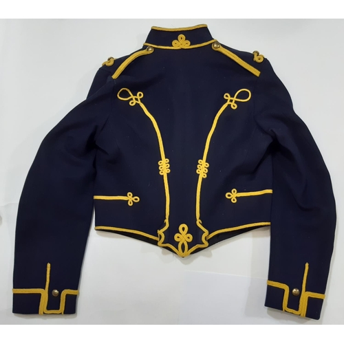 1551 - Royal Gloucestershire Hussars  Dress Uniform circa 1900; tunic is of blue cloth, with each breast ha... 