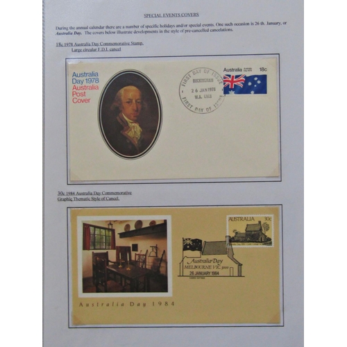 217 - Three folders of Australian postal history