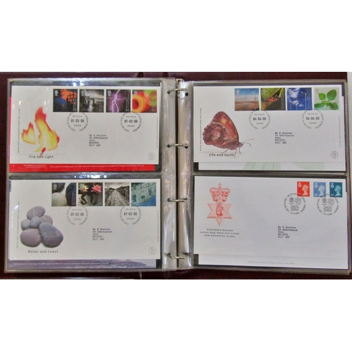 231 - Five Royal Mail First Day Covers, covering the years 2007 to 2004, 2001, 1992 and 1996