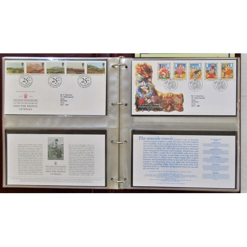 231 - Five Royal Mail First Day Covers, covering the years 2007 to 2004, 2001, 1992 and 1996