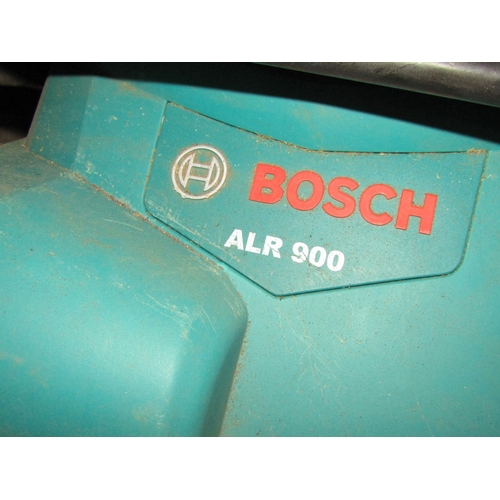 2162 - A Bosch ALR900 electric lawn raker together with a Flymo electric garden vac (2)