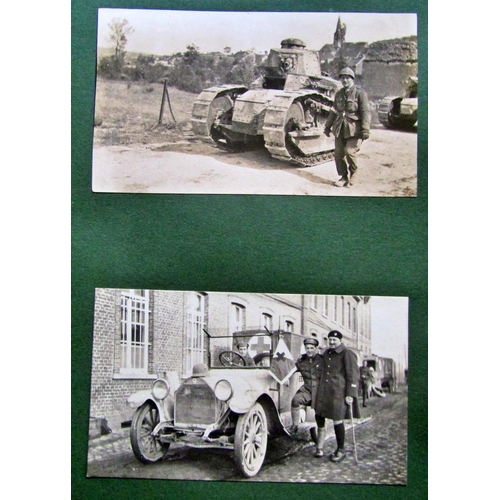 237 - Two interesting personal albums containing WWI military photographs on active service including imag... 