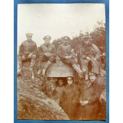 237 - Two interesting personal albums containing WWI military photographs on active service including imag... 