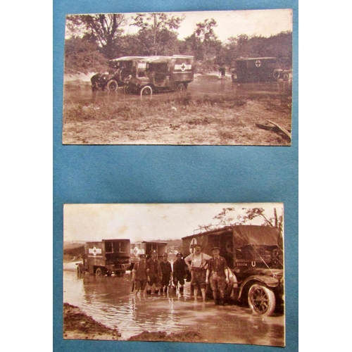 237 - Two interesting personal albums containing WWI military photographs on active service including imag... 