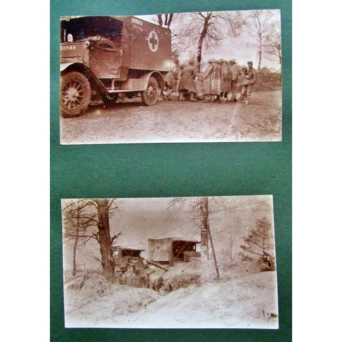 237 - Two interesting personal albums containing WWI military photographs on active service including imag... 