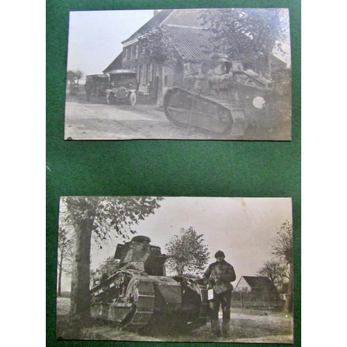 237 - Two interesting personal albums containing WWI military photographs on active service including imag... 