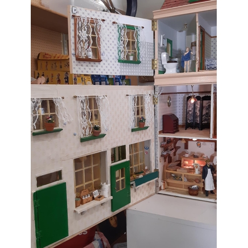 251 - 'The Village Store'- an impressive and finely detailed dolls house shop in early to mid 20th century... 