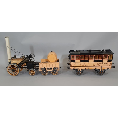 260 - Hornby Railways 3 1/2 inch Gauge Live Steam Stephenson's Rocket & Tender (G100) plus Coach L5240 (co... 