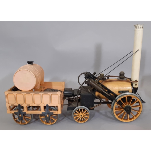 260 - Hornby Railways 3 1/2 inch Gauge Live Steam Stephenson's Rocket & Tender (G100) plus Coach L5240 (co... 