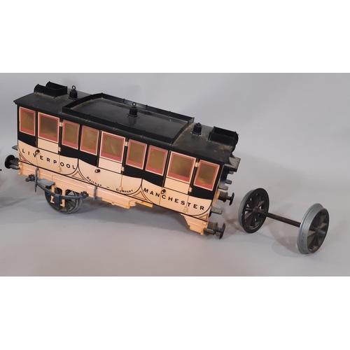 260 - Hornby Railways 3 1/2 inch Gauge Live Steam Stephenson's Rocket & Tender (G100) plus Coach L5240 (co... 