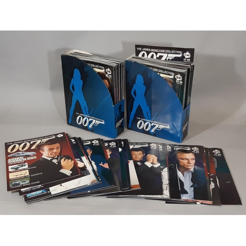 284 - 'The James Bond Car Collection' 2007-2017 comprising 1:43 scale die-cast models of iconic  vehicles ... 