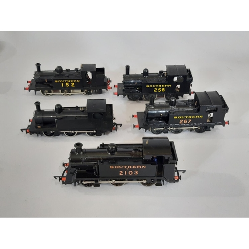 265 - A mixed collection of unboxed locomotives and vans including Hornby 4-4-0 'The Berkeley' LNER locomo... 