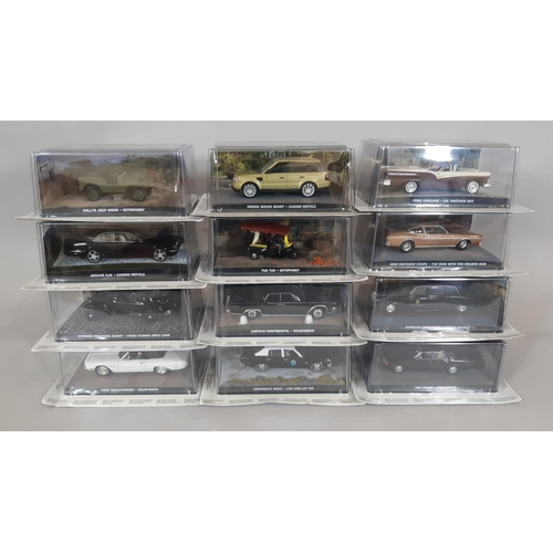 284 - 'The James Bond Car Collection' 2007-2017 comprising 1:43 scale die-cast models of iconic  vehicles ... 