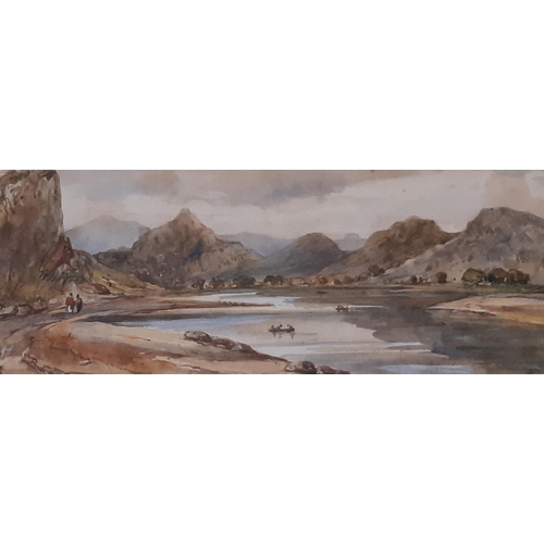 16 - Four 19th Century Watercolour Landscapes with Figures to Include: Keeley Halswelle (1832 -1891) - 'H... 