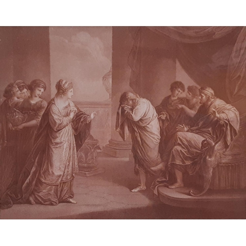 17 - Two 18th Century Stipple Etchings to Include: William Wynne Ryland After Angelica Kauffman - 'Telema... 