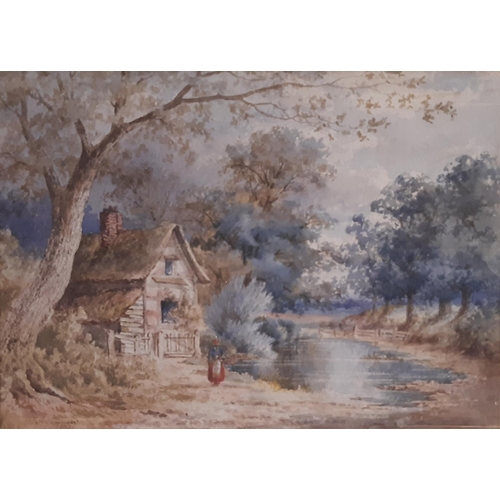 19 - Four Watercolour Rural Landscapes (19th-20th Century) - H. Gummery - 'Trotshire, Near Worcester' (18... 